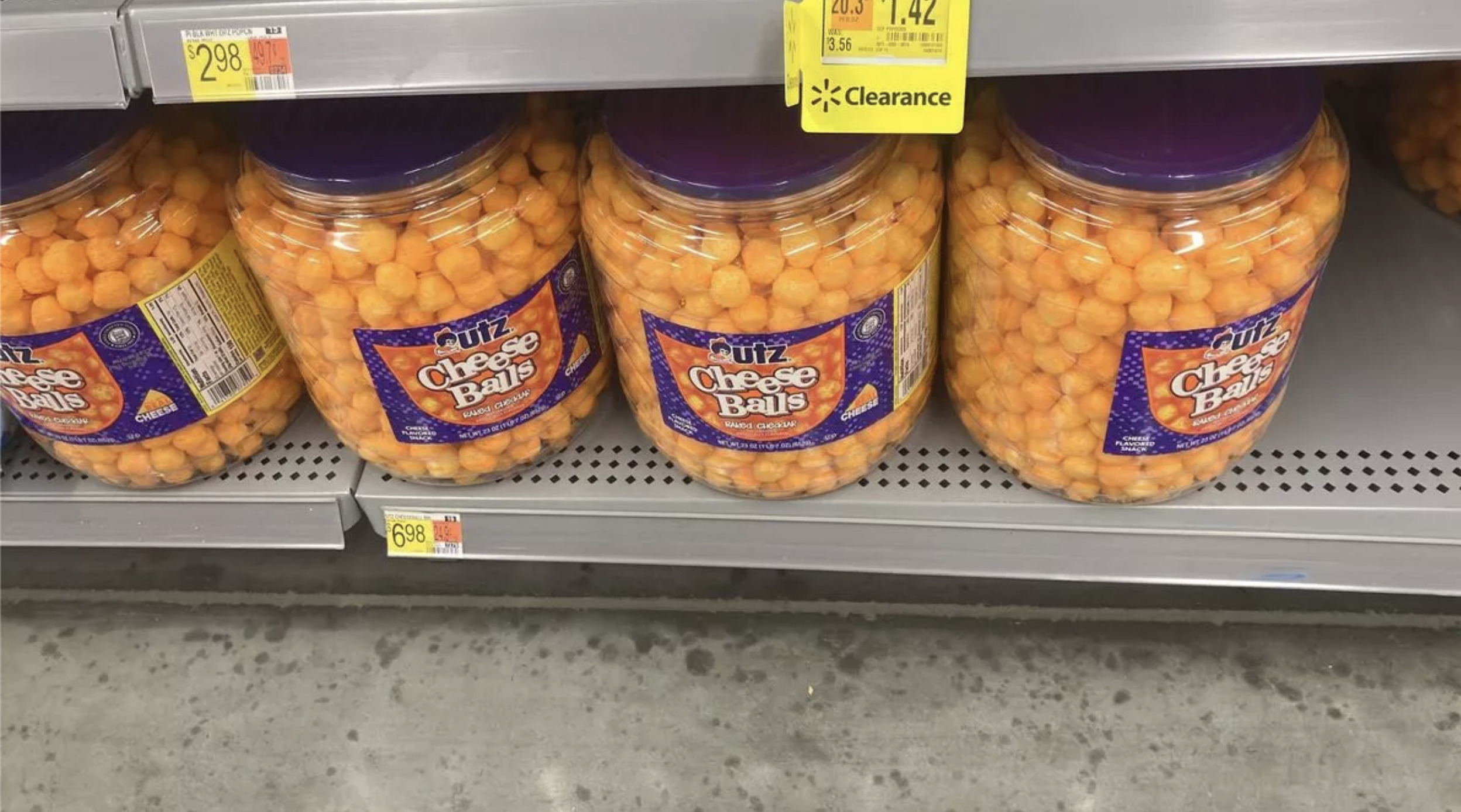 A balanced diet out of orange dust.